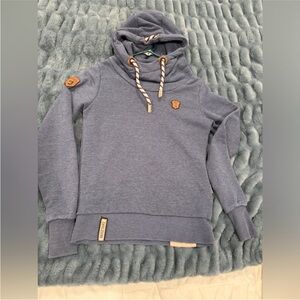 Naketano Gray Cowl Neck Sweater